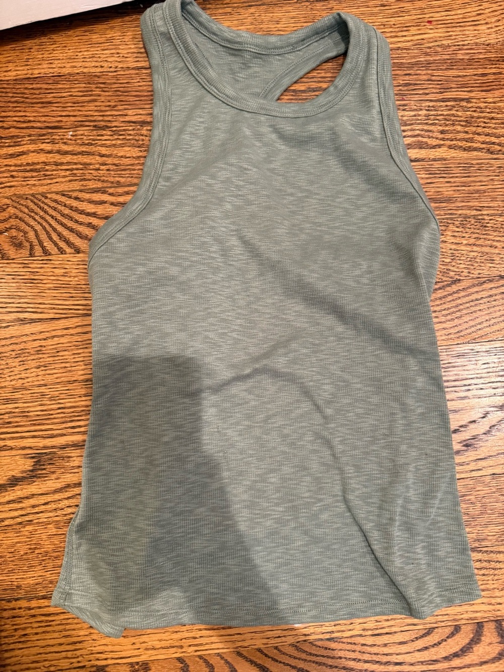 Vuori Olive Green Racerback Tank Top